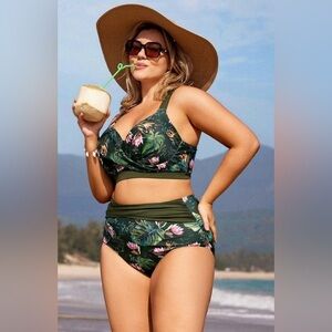 Hanna Nikole Plus
Size Bikini 2 pc Highwaist NWT